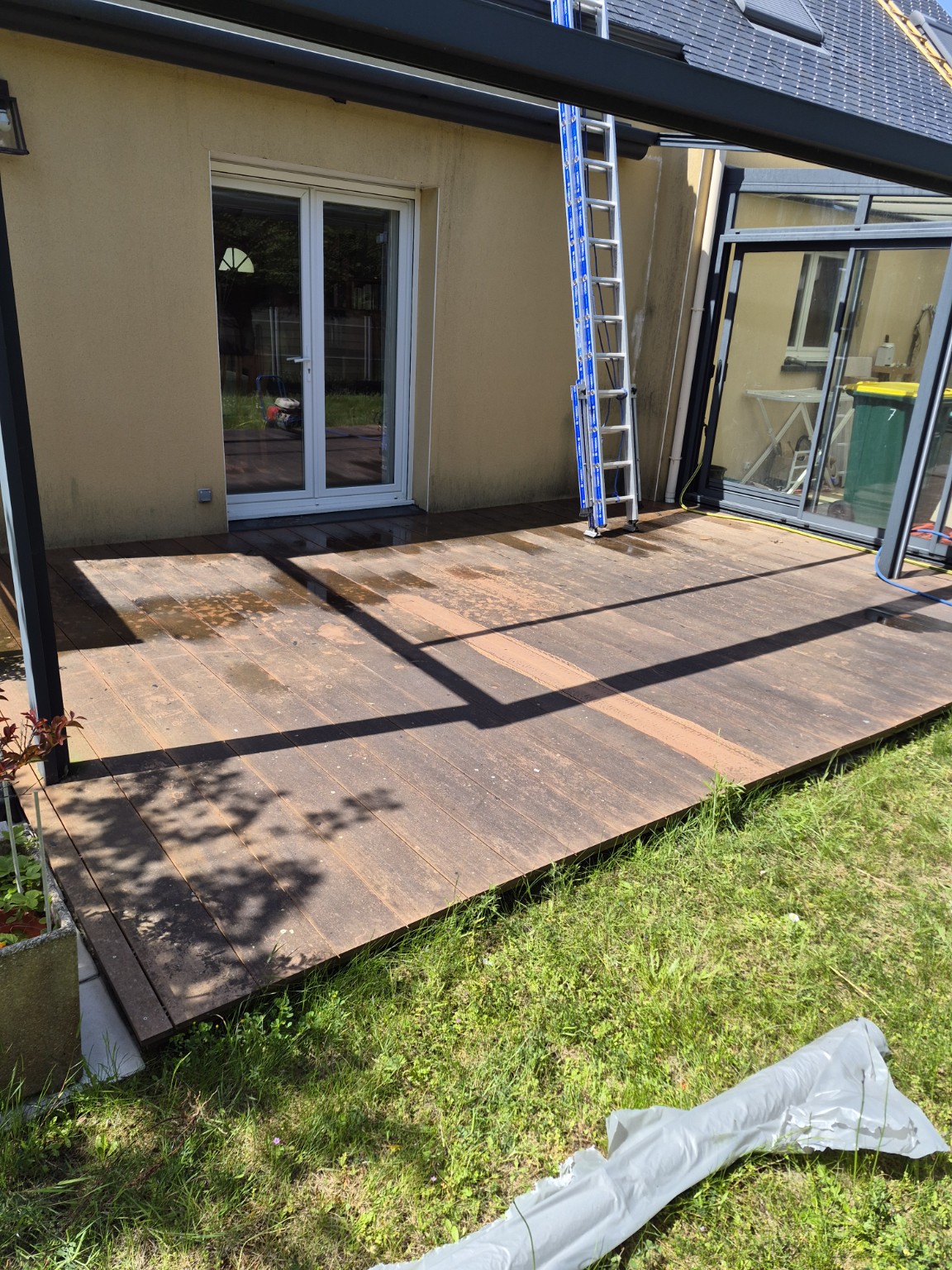 Terrasse avant rénovation