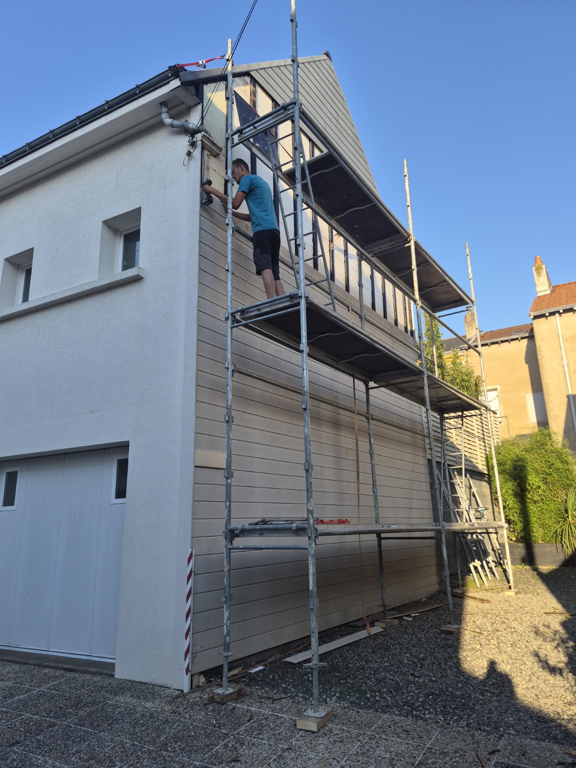 Échafaudage de chantier